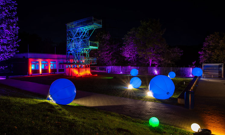 Lichtdesign Schwimmbad Dellwig2